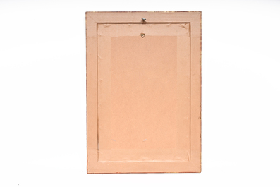 Jules De Bruycker (1870-1945): 'Balayeur de rue', etching, dated 1906