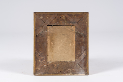 Flemish school: Saint Joseph with the Infant Jesus, oil on copper, late 17th C.