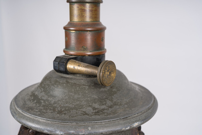 Een 6 inch refractor telescoop op houten driepikkel, Maurice Manent &amp; Secretan, Parijs, begin 20ste eeuw