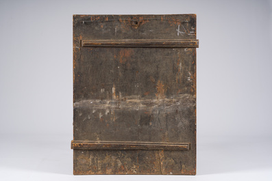 A large Russian orthodox 'Eight Saints' icon, 18th/19th C.