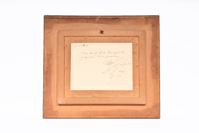 Jules De Bruycker (1870-1945): 'L'aquafortiste', etching, ed. 216/500, dated (19)42