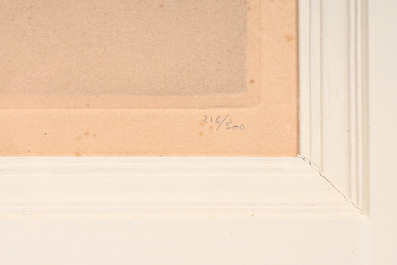 Jules De Bruycker (1870-1945): 'L'aquafortiste', etching, ed. 216/500, dated (19)42