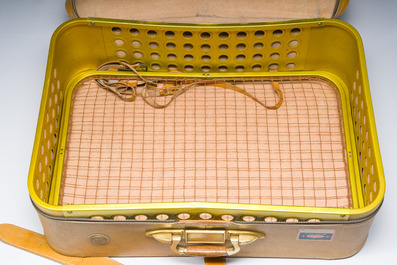 Two vintage Airess Avia travel cases, Delvaux, 3rd quarter 20th C.