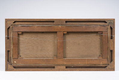 Paul Jean Clays (1817-1900, &agrave; la mani&egrave;re de): Marine, huile sur toile, dat&eacute; 1878