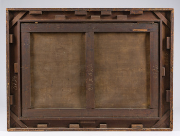 Flemish school, circle of Hieronymus Janssens (1624-1693): The court dance, oil on canvas, 17th C.