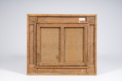 Jean-Fran&ccedil;ois Gose (1827-1870): The apple harvest, oil on canvas