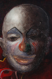 Maurice de Vries (1910-1994): Masquerade, oil on board