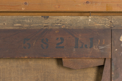 Flemish school, follower of Hendrick Goltzius (1558-1617): The circumcision of Christ, oil on canvas, 17th C.