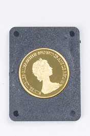 A Canadian 22 carat $100 gold coin commemorating the Silver Jubilee of Queen Elizabeth II, dated 1977