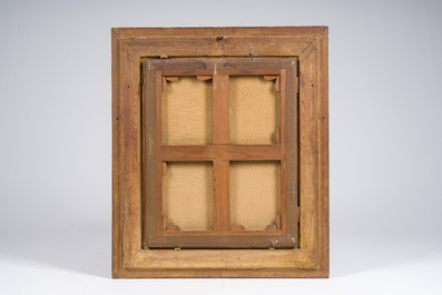 Frans van Kuyck (1852 - 1915): Nature morte dans l'atelier de l'artiste, huile sur toile, dat&eacute;e du 3 juin 1869