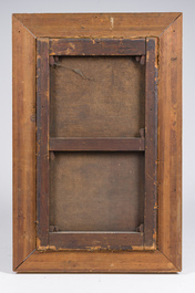 Austrian school: St. Nicholas of Bari rescuing Adeodatus, oil on canvas, 18th C.