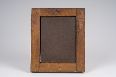 French school: Mary Magdalene in ecstasy, oil on panel, 18th C.