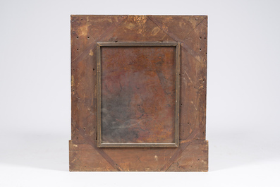 Flemish school, follower of Hans Memling (1430-1484): Mary with Child, oil on copper, 19th/20th C.