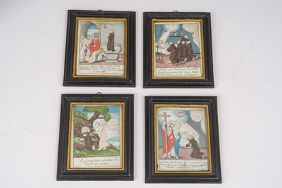 A varied collection of catholic devotional objects, 18th/20th C.