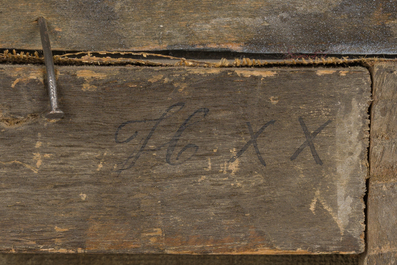 &Eacute;cole europ&eacute;enne: Cinq peintures diverses, huile sur toile et panneau, 19&egrave;me/20&egrave;me si&egrave;cle