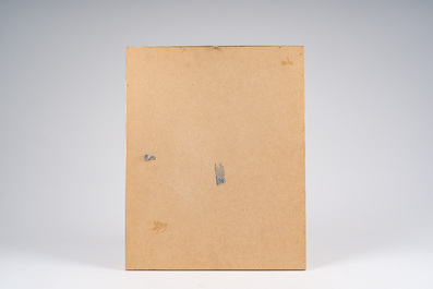 F&eacute;licien Rops (1833-1898): 'Etude pour la Tentation de St Antoine', heliogravure