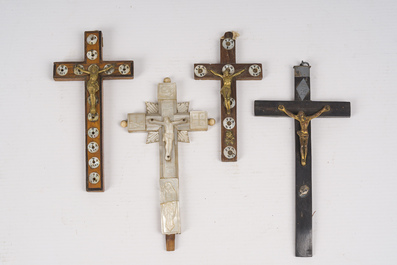 A varied collection of catholic devotional objects, 18th/20th C.