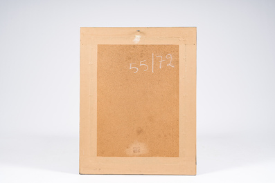 Jules De Bruycker (1870-1945): 'Femme au bonnet', ets, ed. 43/60, [1924]