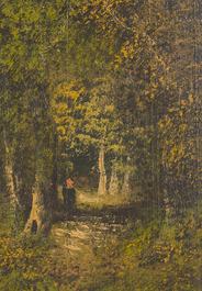 &Eacute;cole europ&eacute;enne: Cinq peintures diverses, huile sur toile et panneau, 19&egrave;me/20&egrave;me si&egrave;cle