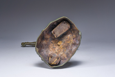 Henri D&eacute;sir&eacute; Gauqui&eacute; (1858-1927): The sower, brown-green patinated bronze