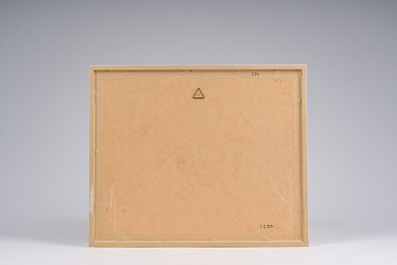 Rodolphe De Saegher (1871-1941): Summer landscape, pastel on paper