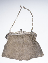 A varied collection of silver items, various styles and origins, a.o. Belgium and Germany, 19th/20th C.