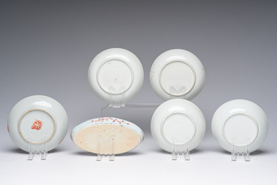 Een diverse collectie Chinees porselein, 18de/19de eeuw