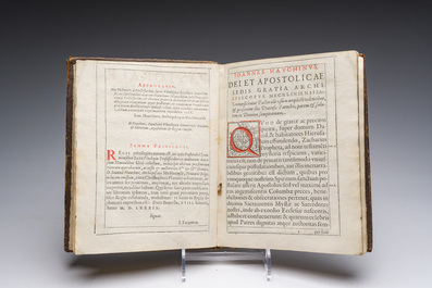 Joannes Hauchin (1527-1589): 'Pastorale, canones et ritus ecclesiasticos,...', Antwerp, Plantin press, ex officina Christophori Plantini, 1589