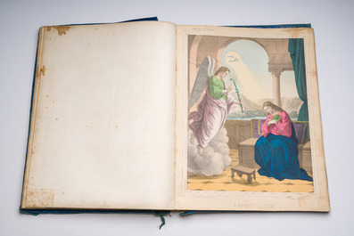 Nicolas Henri Jannin (1816-...): 'Histoire Sainte' and 'Histoire de N. S. J&eacute;sus-Christ', 64 coloured lithographs, Librairie L. Hachette, ca. 1865