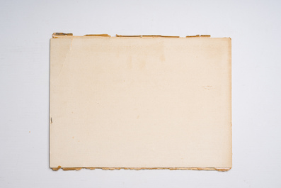 James Ensor (1860-1949): Insectes singuliers, drypoint etching on Japanese paper, dated 1888