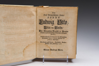 Jakob Friedrich Ludovici (1671-1723): 'Sachsen-Spiegel oder das S&auml;chsische Land-Recht', Halle, Waisenhaus, 1720