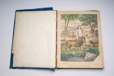 Nicolas Henri Jannin (1816-...): 'Histoire Sainte' and 'Histoire de N. S. J&eacute;sus-Christ', 64 coloured lithographs, Librairie L. Hachette, ca. 1865