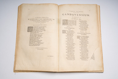 Antonius Sanderus (1586-1664): 'Flandria Illustrata sive descriptio comitatus istius...', s.l., s.d.