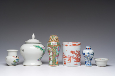Een diverse collectie Chinees en Japans porselein, Kangxi en later