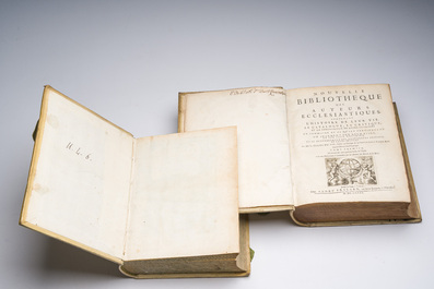 Two different publications,  Du Pin and Matthiae, 17th C.