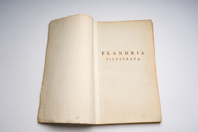 Antonius Sanderus (1586-1664): 'Flandria Illustrata sive descriptio comitatus istius...', s.l., s.d.