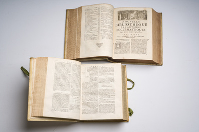 Two different publications,  Du Pin and Matthiae, 17th C.