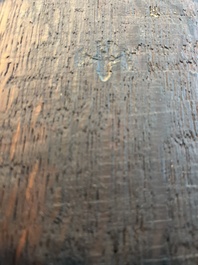 Flemish school: Portrait of a man with a pair of gloves in his hand, oil on panel, first half 17th C.