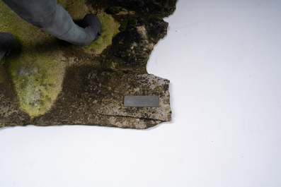 Herman Depauw (1952-1998): Don Quixote, patinated copper on a base