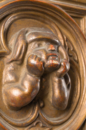 European school: The marriage of Mary and Joseph, oil on canvas, 17th C.