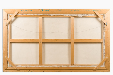 Sam Drukker (1957): 'Regen', oil on canvas, dated 1996