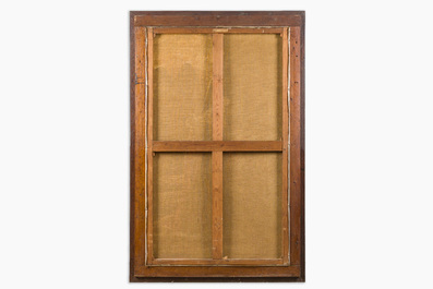 Ignace Kennis (1888-1973): Een moment van rust, olie op doek