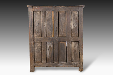 Een eikenhouten credence, de Lage Landen, 16de eeuw