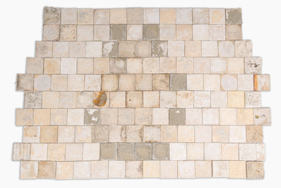 An extensive collection of Dutch Delft tiles, incl. plain whites and ornamental designs, 17th/19th C.