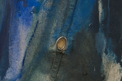 Sam Drukker (1957): 'Regen', oil on canvas, dated 1996