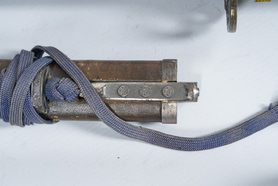 Vijf Japanse katana, 19de/20ste eeuw