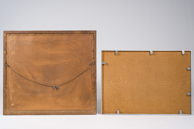 Two hand-coloured copper engravings relating to Austria and Persia and a manuscript letter, 17th/18th C.