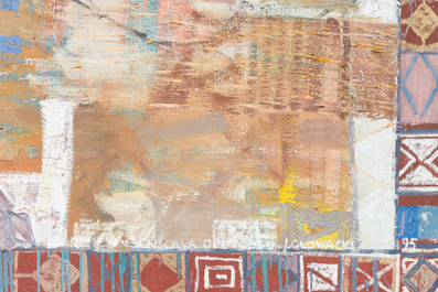 Janus Glowacki (1959): Diptych, oil on canvas, dated 1995