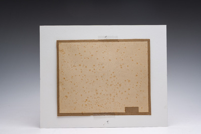 Anna De Weert (1867 - 1950): Farmyard in summertime, pastel and pencil on paper