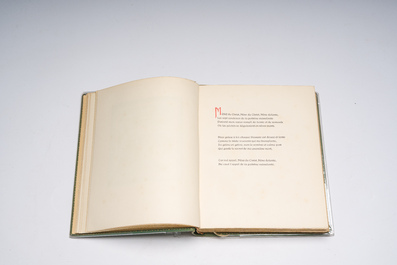 Armand Godoy (1880-1964): 'Les litanies de la Vierge', with 48 colour lithographs by Mariette Lydis, A. Blaizot et Fils, Paris, 1934